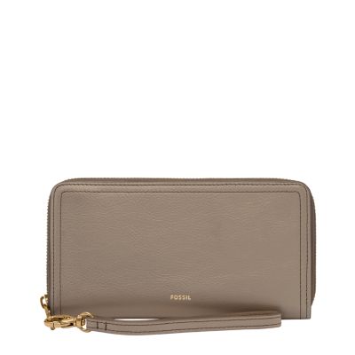 Fossil zip around clutch sale