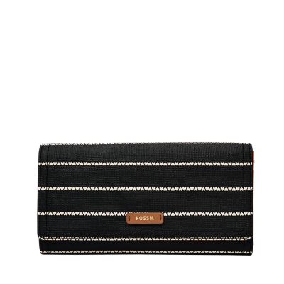 Fossil logan flap store clutch