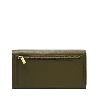 Fossil logan flap store clutch