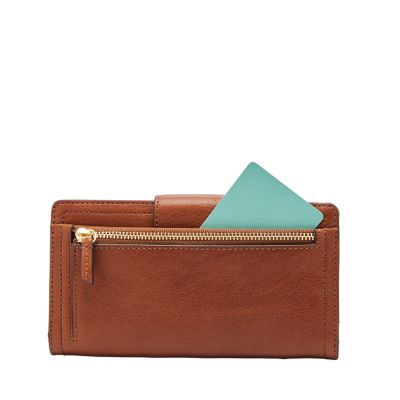 Mädchen Damen Lange Clutch Geldbörse RFID BLOCKIEREND Mehrfarbig