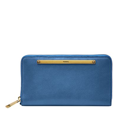 Fossil liza zip around clutch hot sale