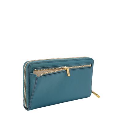 Fossil liza best sale zip around clutch