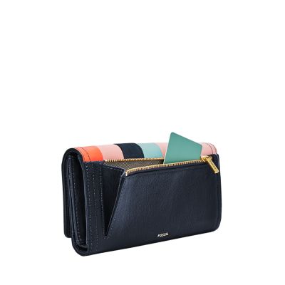 Logan flap sale clutch fossil