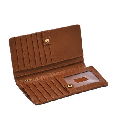 Liza Leather Slim Bifold Wallet