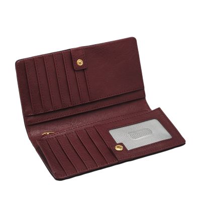 Fossil wallet 2025 women's sale