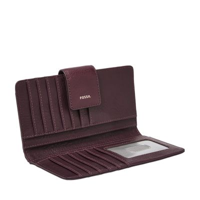 Fossil logan best sale tab clutch wallet