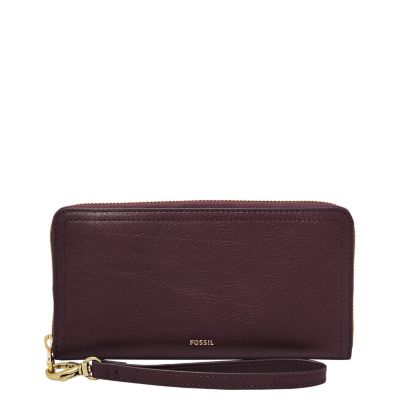 fossil clutch purse