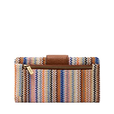 Logan tab hot sale clutch fossil