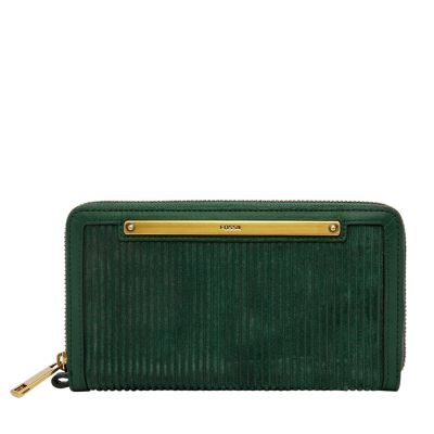 Fossil liza zip around 2024 wallet