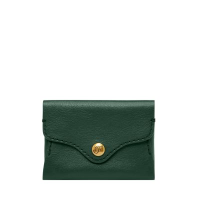 Green Wallets & Card Cases for Women