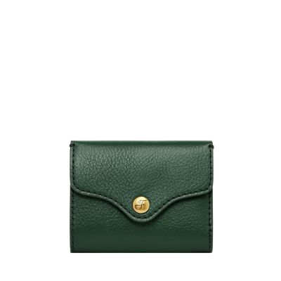 Green Wallets & Card Cases for Women