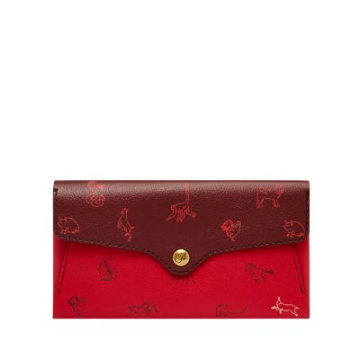 PORTEFEUILLE SARAH WALLET. High Quality Womens Fashion Envelope