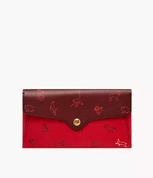 Lunar New Year Fossil Heritage Envelope Clutch