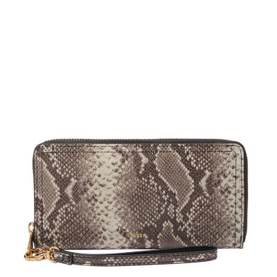 Fossil logan 2024 zip clutch