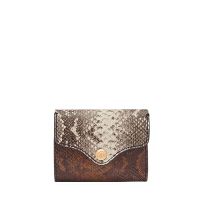 Louis Vuitton Zoe Wallet Monogram Empreinte Leather with Python