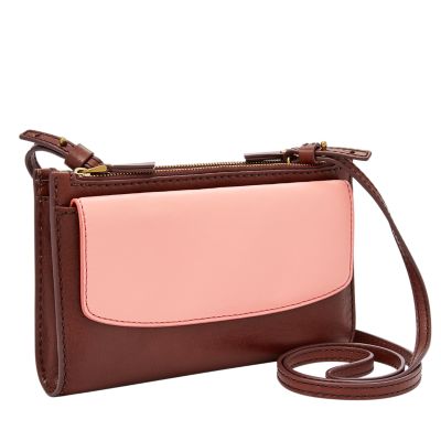 Fossil sage mini leather bag new arrivals