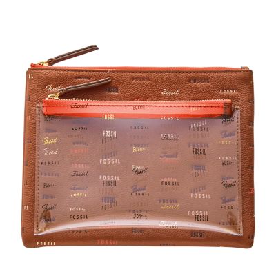 fossil travel purse