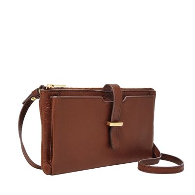 Women's Taggy Crossbody Mini Bag In Natural/Cognac