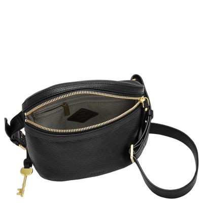 Fossil leather belt bag hot sale