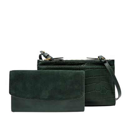 Fossil sage mini bag black new arrivals