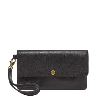 Fossil Femmes Pochette à rabat -Noir