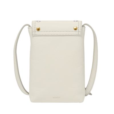 Fossil white crossbody discount bag