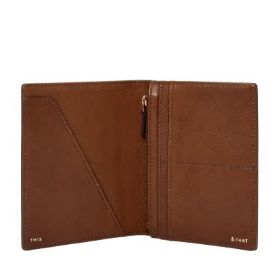 Ultra-thin Leather Passport Holder Travel Cover Case Passport Bag RFID  Wallet