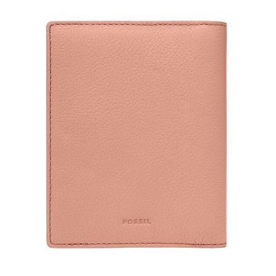 fossil leather passport case