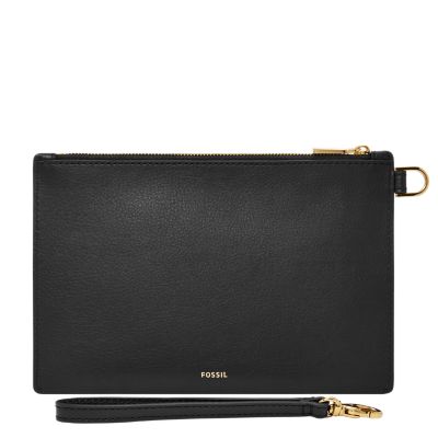 Fossil Women's Gift Pouch - Black - Clutches