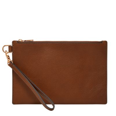 Fossil 2024 leather clutch