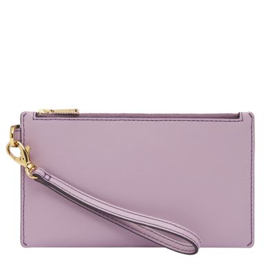 Lilac Purple Wallet & Wristlet Set