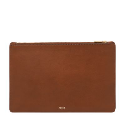 Clutch 'No Waste' Cognac-Brown