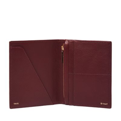 Fossil passport wallets hot sale