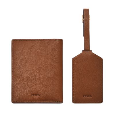 Passport Case and Luggage Tag Gift Set