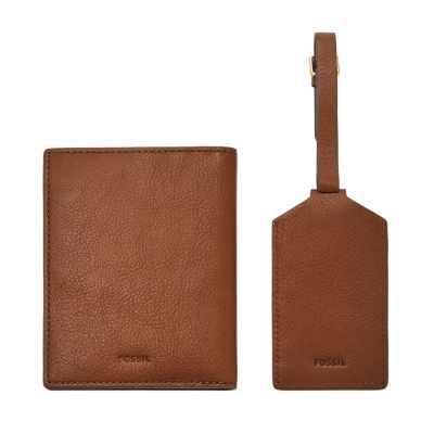 Passport Case and Luggage Tag Gift Set - SLG1597200 - Fossil