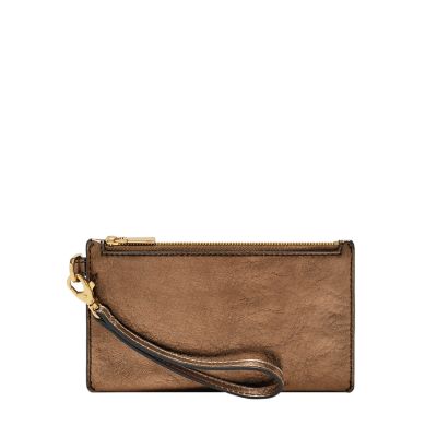 D couvrez les pochettes cuir pour femme Fossil