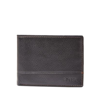 Fossil Aric Bifold Wallet in Blue for Men