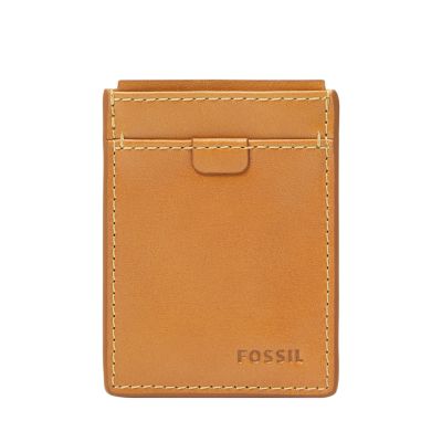 Insignia Credit Card Case & Money Clip: Black & Orange