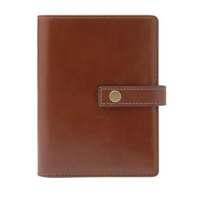 New York Mets Fossil Brown Travel RFID Passport Case