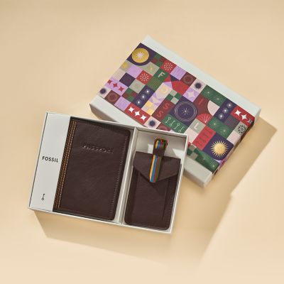 Fossil wallet gift box sale