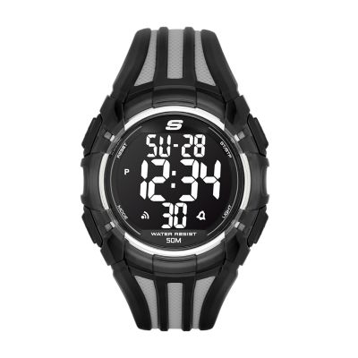 Plastic best sale digital watch