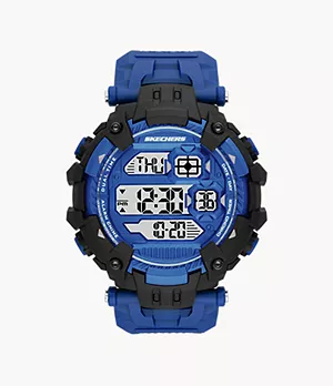 Skechers Ruhland Quartz Plastic And Pu Casual Watch Color Womens Mens Accessories Mens Watches Black 