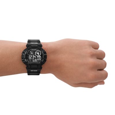 Skechers hotsell watch black