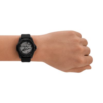 Skechers Encino Men's 44MM Quartz Analog Watch with Plastic Case, Silicone  Strap & Camo Dial, Black - SR5192 - Watch Station