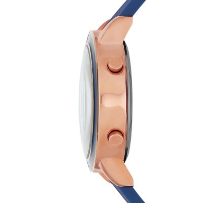 Navy and rose outlet gold watch