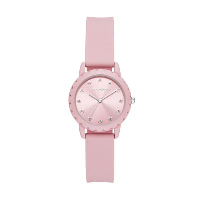 Skechers Women's Anaheim Women's 30Mm Pink Metal & Silicone Quartz Analogue 3-Hand Watch - Pink