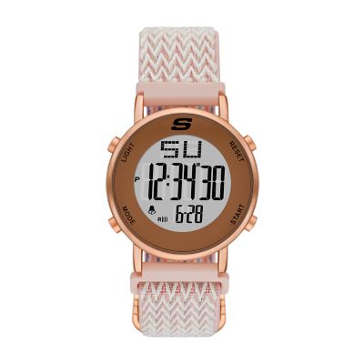 Gold chronograph watch women's hot sale