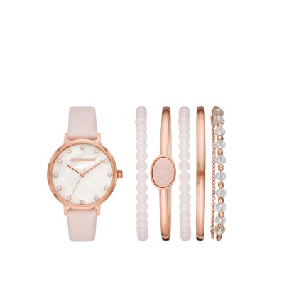 Skechers Women's Watch Set - Blush / Pink