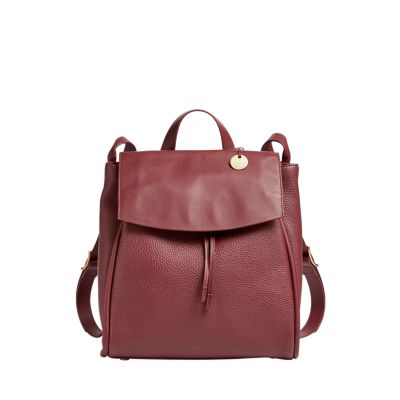 skagen ebba leather backpack