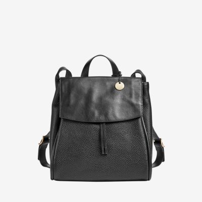 skagen ebba leather backpack